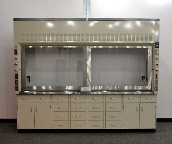 10' Mott Chemical Fume Hood Base w/ Epoxy Resin Countertops (H025)