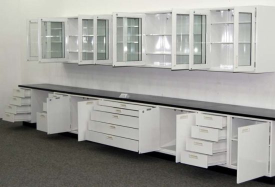 19' Fisher Hamilton Cabinets w/ 16' Wall Units - Image 2