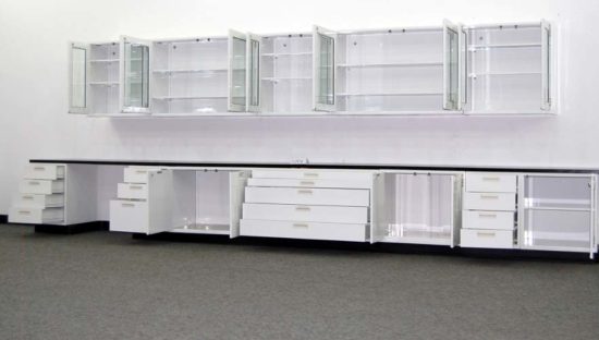 19' Fisher Hamilton Cabinets w/ 16' Wall Units - Image 4