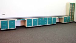 20' Laboratory Cabinets w/ Shelf