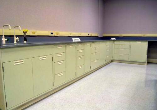 28' Fisher Hamilton Cabinets w/ Epoxy Resin Countertops