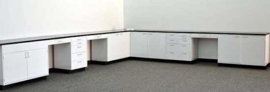 32' Used Laboratory Cabinets