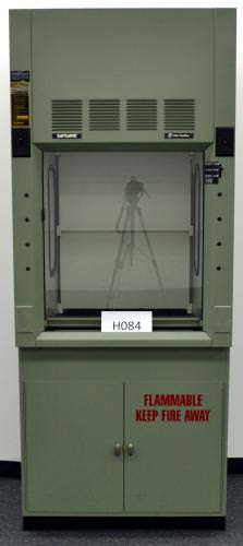 3' Fisher Hamilton SafeAire Fume Hood w/ Epoxy Countertops (H084)