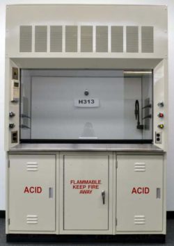 5' Bedcolab Laboratory Fume Hood w/ Epoxy Countertop & Base Cabinets