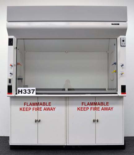 6' Fisher Hamilton Concept Laboratory Fume Hood w/ Flammable Cabinets