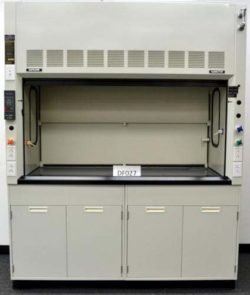 6' Fisher Hamilton Fume Hood w/ Base Cabinets & Epoxy Countertops