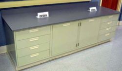 8' Fisher Hamilton Cabinets w/ Epoxy Resin Countertops