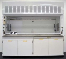 8' Bedcolab Fume Hood w/ Base Cabinets & Epoxy Countertops