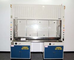 8' Hamilton Safeaire Fume Hood w/ Base Cabinets