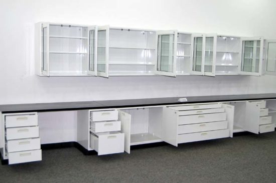 19' Fisher Hamilton Cabinets w/ 16' Wall Units - Image 5