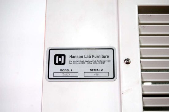 4' Hanson Fume Hood - Image 2