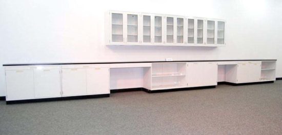 30' Fisher Hamilton Cabinets w/ Glass Wall Units - Image 2