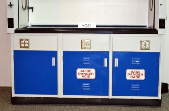 6′ Fisher Hamilton SafeAire w/ Acid & Base Cabinets - Image 9
