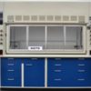 6′ Hamilton Scientific SafeAire w/ Blue Base Cabinets