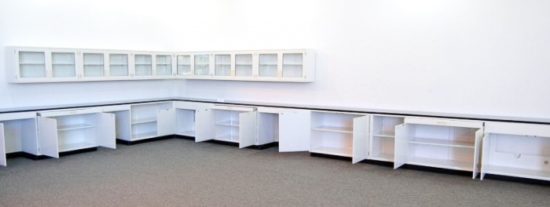43' Fisher American Cabinets w/ 24' Glass Wall Units - Image 11