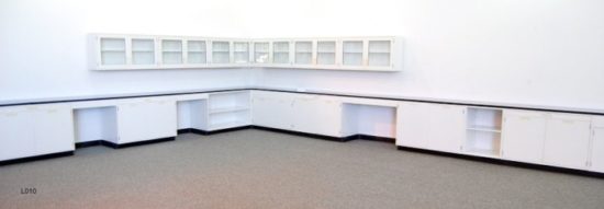 43' Fisher American Cabinets w/ 24' Glass Wall Units - Image 3