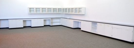 43' Fisher American Cabinets w/ 24' Glass Wall Units - Image 5
