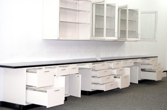 19' Fisher Hamilton Cabinets w/ 12' Wall Units - Image 2