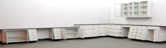 35' Fisher Hamilton Cabinets w/ 7' Wall Units - Image 3