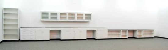 38' Fisher Hamilton Cabinets w/ 12' Wall Units - Image 3