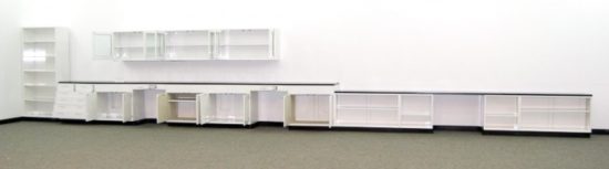 38' Fisher Hamilton Cabinets w/ 12' Wall Units - Image 4