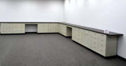 38' Base Laboratory Cabinets w/ Industrial-Grade Countertops (CV OPEN 1)