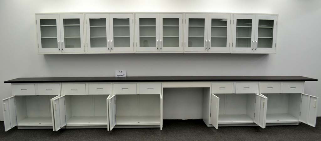 Under-Counter Hanging Laboratory Base Cabinets from Teclab