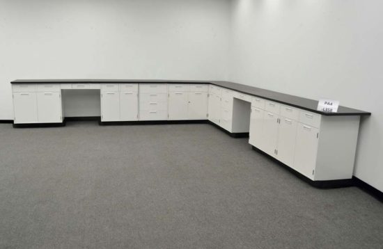28' Hamilton Base Laboratory Cabinets w/ Tops (pa4-L358)
