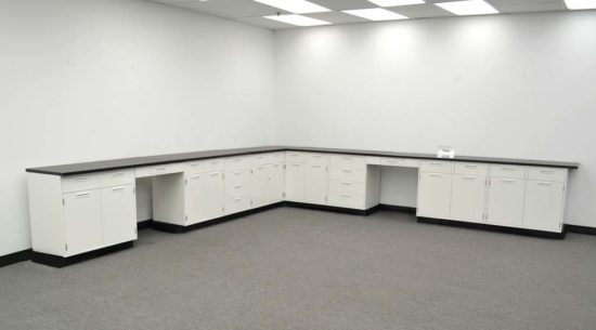 28′ Fisher Hamilton Cabinets w/ Desk Area - Image 2