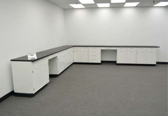 28′ Fisher Hamilton Cabinets w/ Desk Area - Image 3