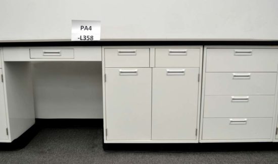 28′ Fisher Hamilton Cabinets w/ Desk Area - Image 6