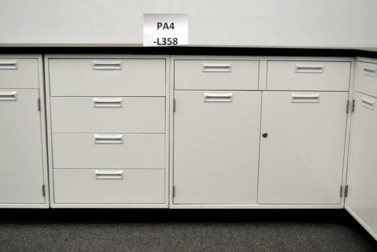 28′ Fisher Hamilton Cabinets w/ Desk Area - Image 7