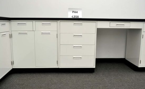 28′ Fisher Hamilton Cabinets w/ Desk Area - Image 8