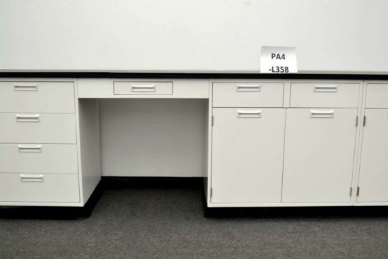 28′ Fisher Hamilton Cabinets w/ Desk Area - Image 11