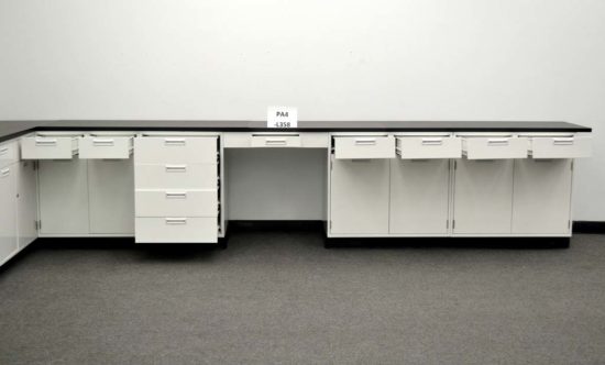 28′ Fisher Hamilton Cabinets w/ Desk Area - Image 12