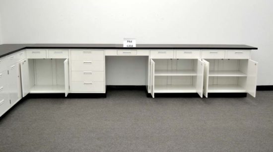 28′ Fisher Hamilton Cabinets w/ Desk Area - Image 14