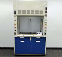 4' Fisher Hamilton Chemical Laboratory Fume Hood (H501)