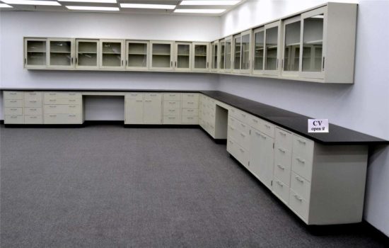 38' Laboratory Cabinets w/ 34' Wall Units View 4