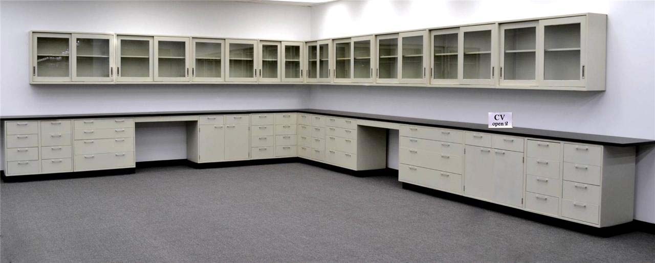 38 Base 34 Wall Laboratory Cabinets W Base Countertops Cv