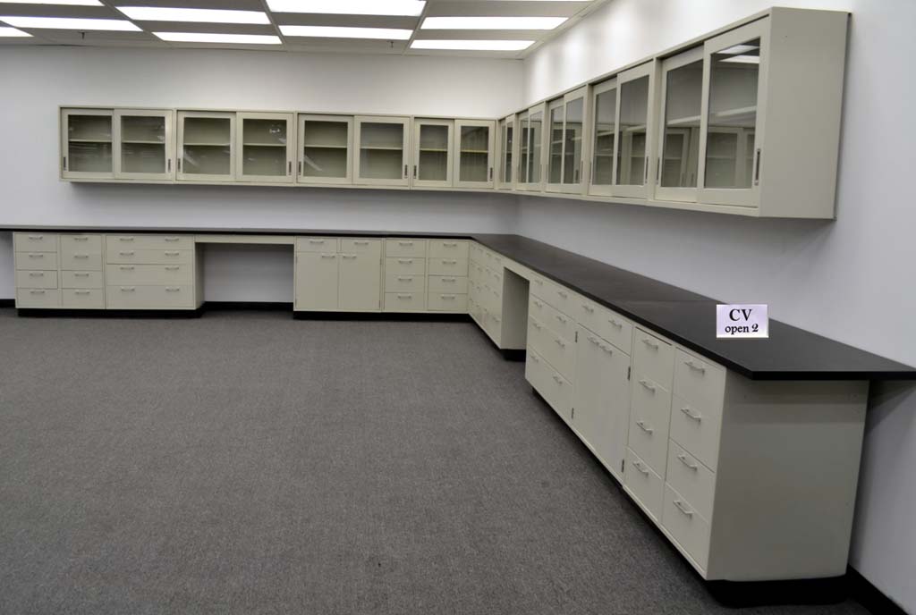 38' Base & 34' Wall Laboratory w/ Base Counter Tops (CV OPEN 2