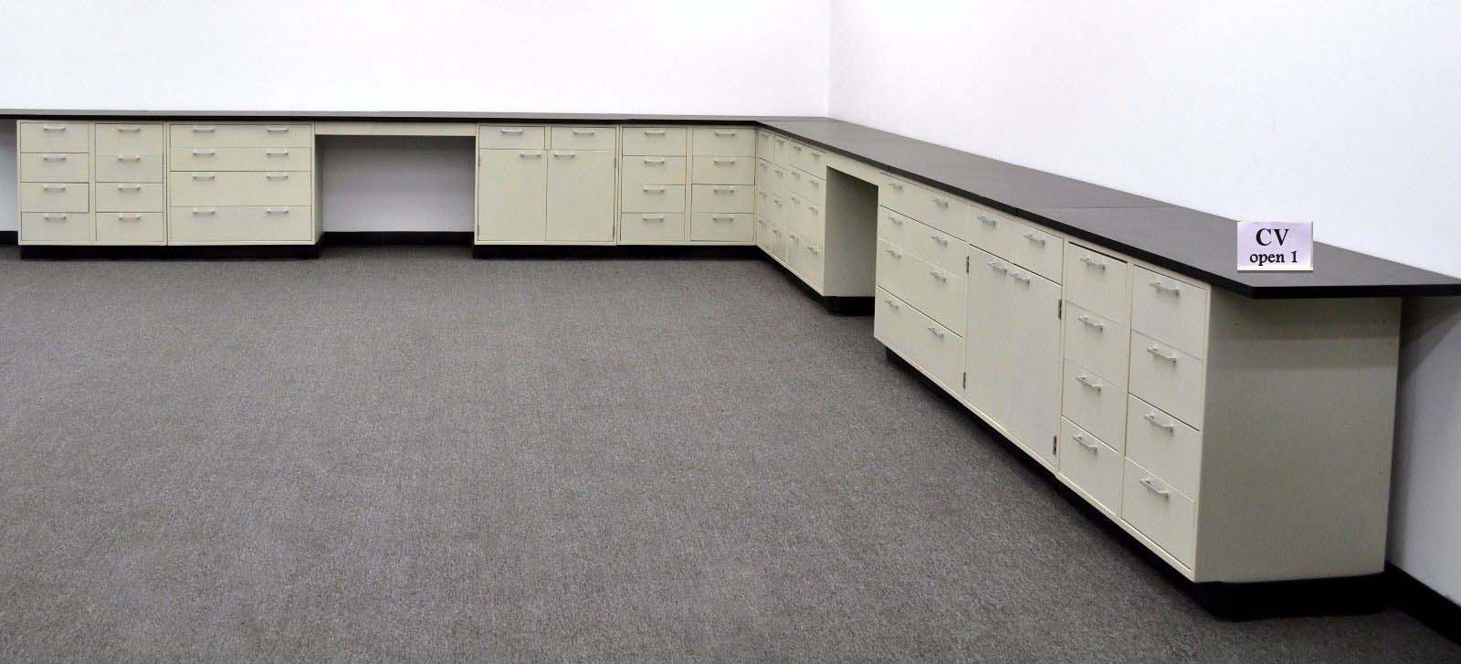 38 Base Laboratory Cabinets W Industrial Grade Countertops Cv