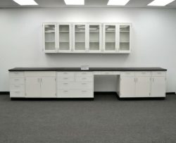 15' Base Fisher Hamilton Laboratory Cabinets & 9' Wall Cabinets (PA3-OPEN 2)