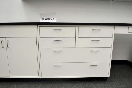 15' Fisher Hamilton Cabinets w/ 9' Wall Units - Image 4