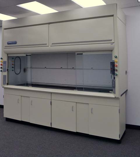 10′ Labconco Protector Laboratory Chemical Fume Hood – Dual Sash (H343)