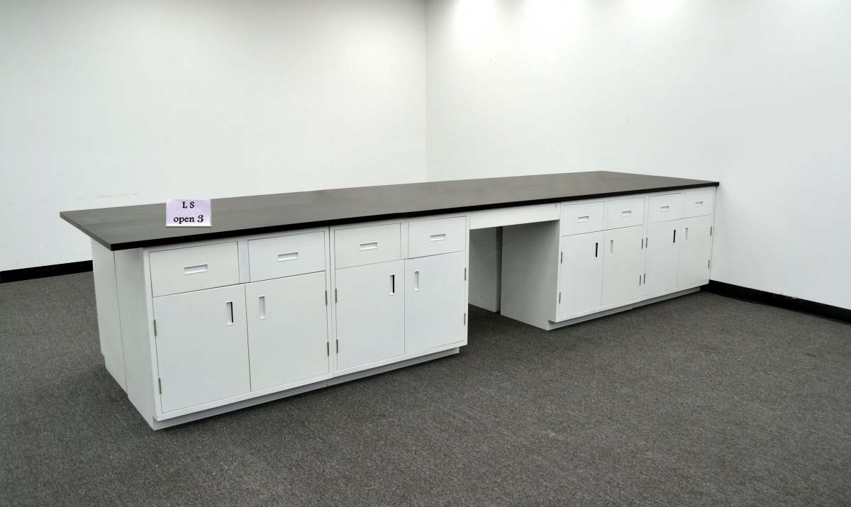 LS OPEN 3 29' Island Base Laboratory w Industrial Grade