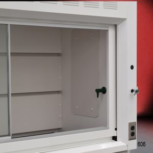 Close up view of working area of a 6 Ft Fisher American Fume Hood