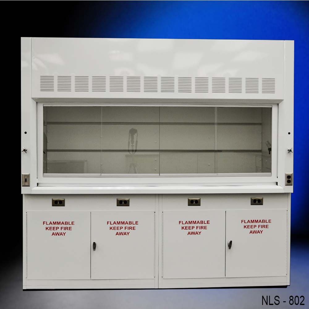 8' Fume Hood w/ Flammable Storage (NLS802) NLS