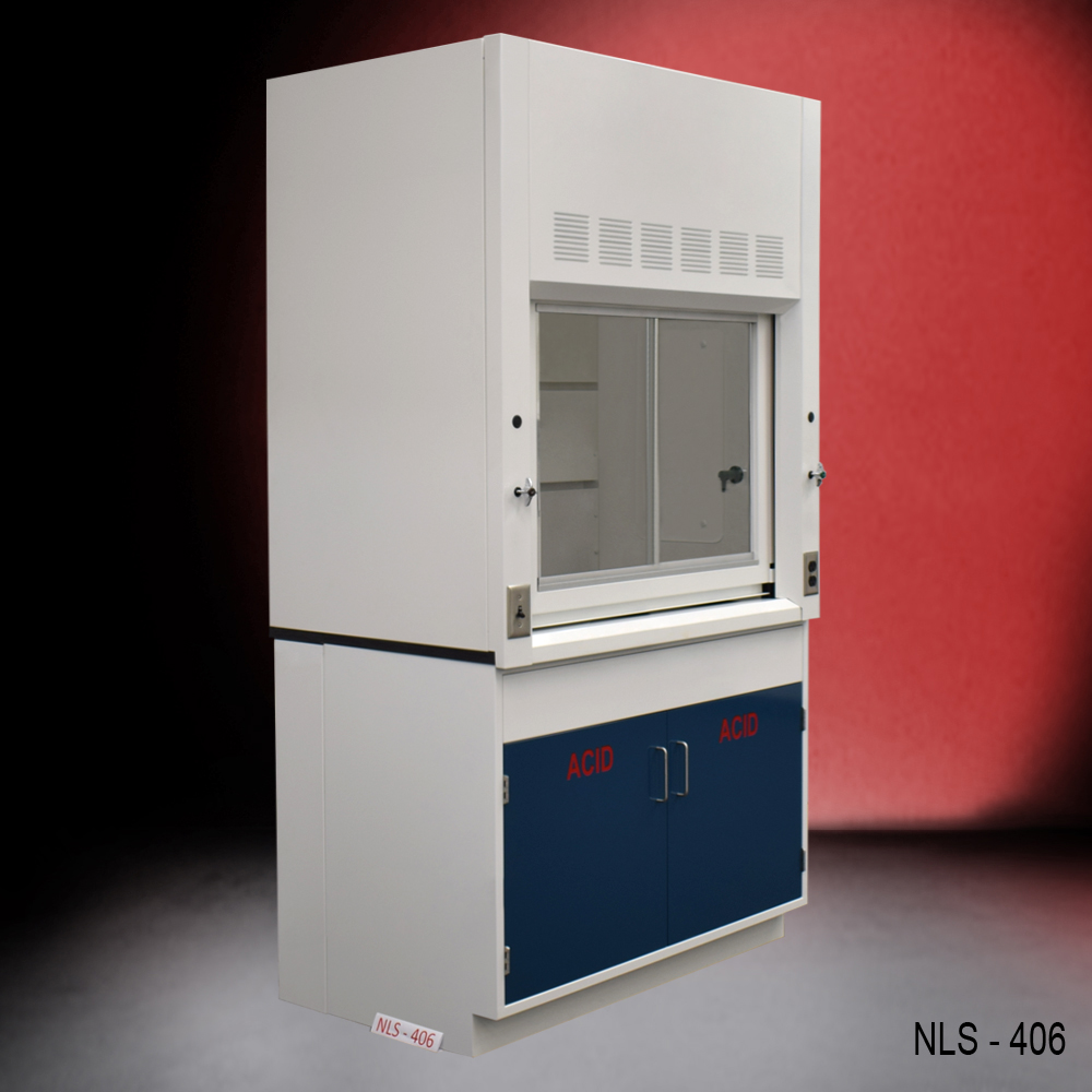 4′ Chemical Fume Hood w/ Acid Storage (NLS406) NLS