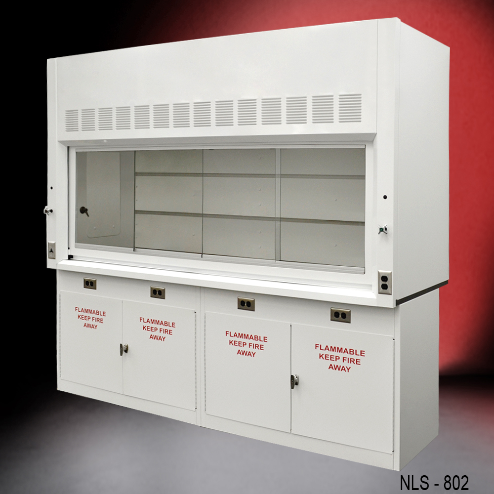 8′ Fisher American Fume Hood w/ Flammable National