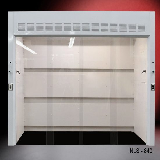 Full Front 8' Fisher American Walk-In Fume Hood